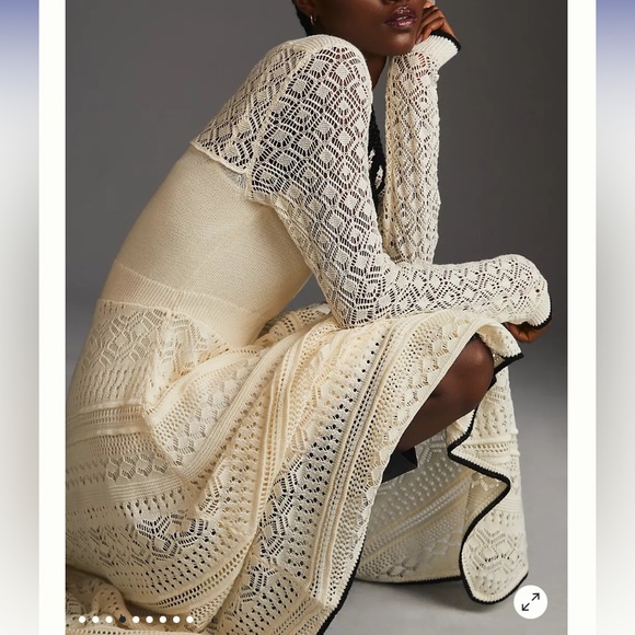 Anthropologie Victorian Sweater Dress - Picture 4 of 10